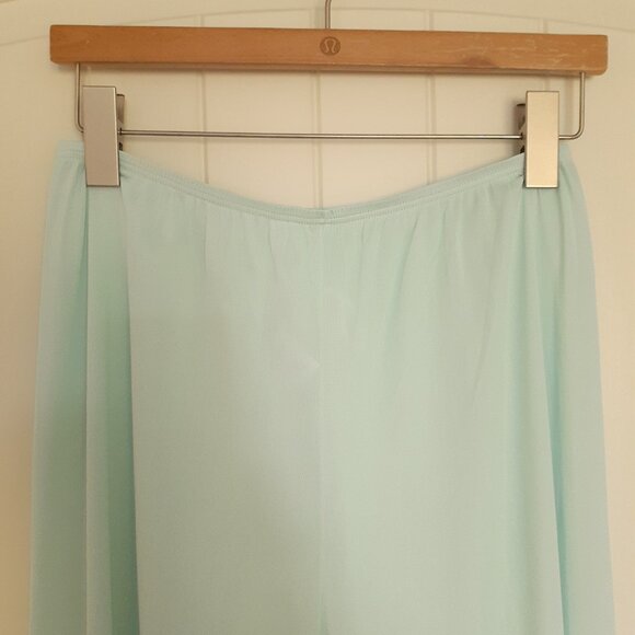 Vintage Vanity Fair Women's Short Sleeve Nylon Pajama Set Blue Size M - Picture 10 of 12